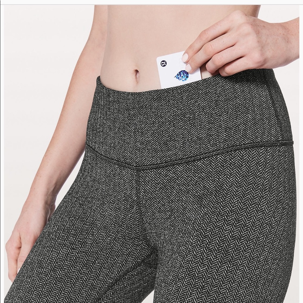 RARE !!! Herringbone Wunder Under Lululemon Pants